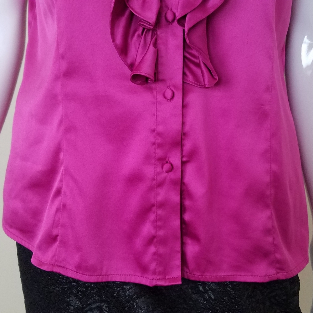 Style & Co. Short Sleeve Ruffle Shirt - Picture 6 of 7